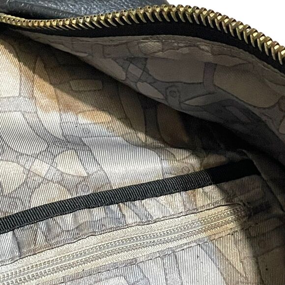 Aimee Kestenberg Tamitha Backpack Black Soft Pebbled Leather Adj Shoulder Strap. - Picture 13 of 15